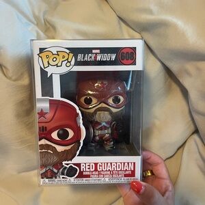 Funko Pop Red Guardian with Red and White Suit